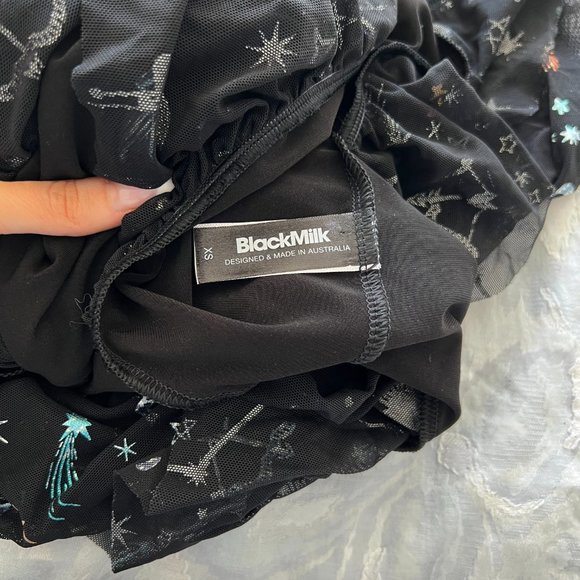 Blackmilk Celestial Sketch Sheer Tier Skirt - Picture 6 of 6